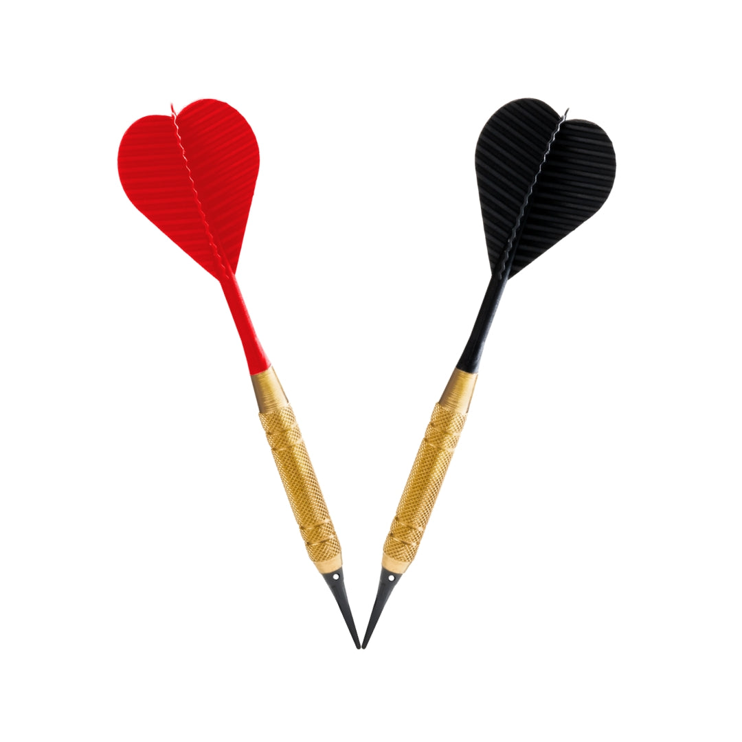 Karella Soft-Dart lose PVC rot/schwarz in 17g (3 Stück = 1 Set)