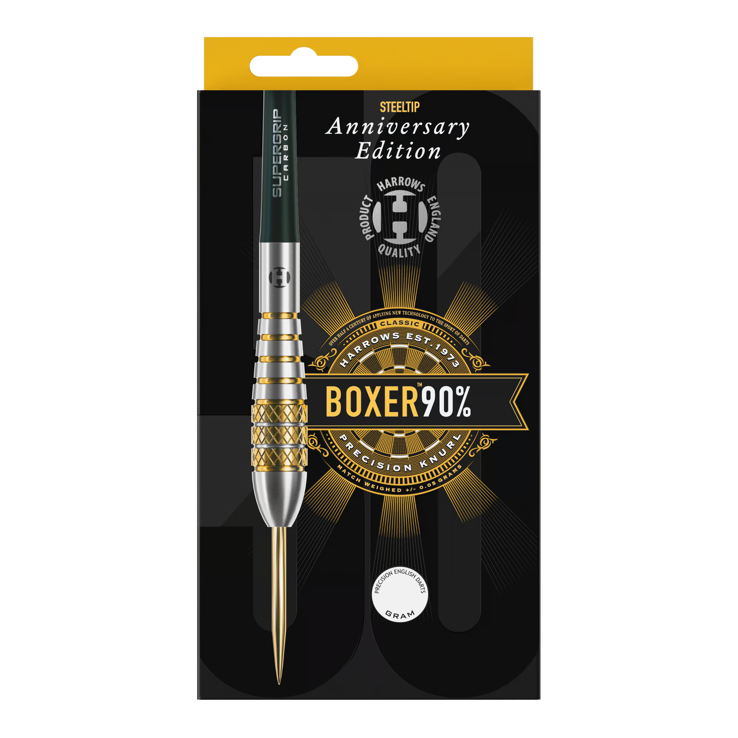 HARROWS Steel-Dart Boxer Bomb 90% Tungsten in 22g, 24g, 26g
