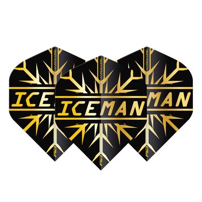 Reddragon Flights Gerwyn Price Hardcore Premium Gold Snowflake (Set = 3 Stück / 100 Micron)