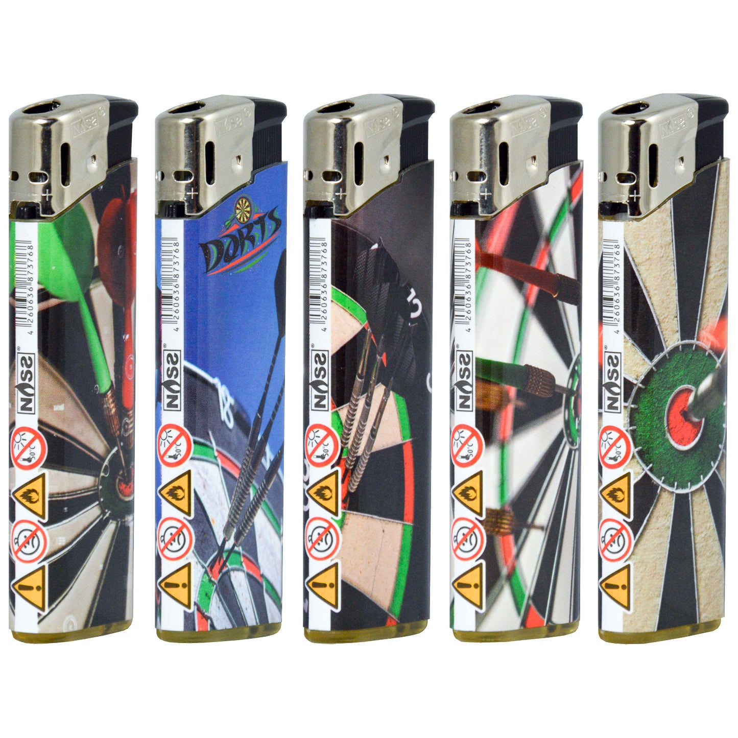 Winsport Feuerzeug mit Dartmotiv