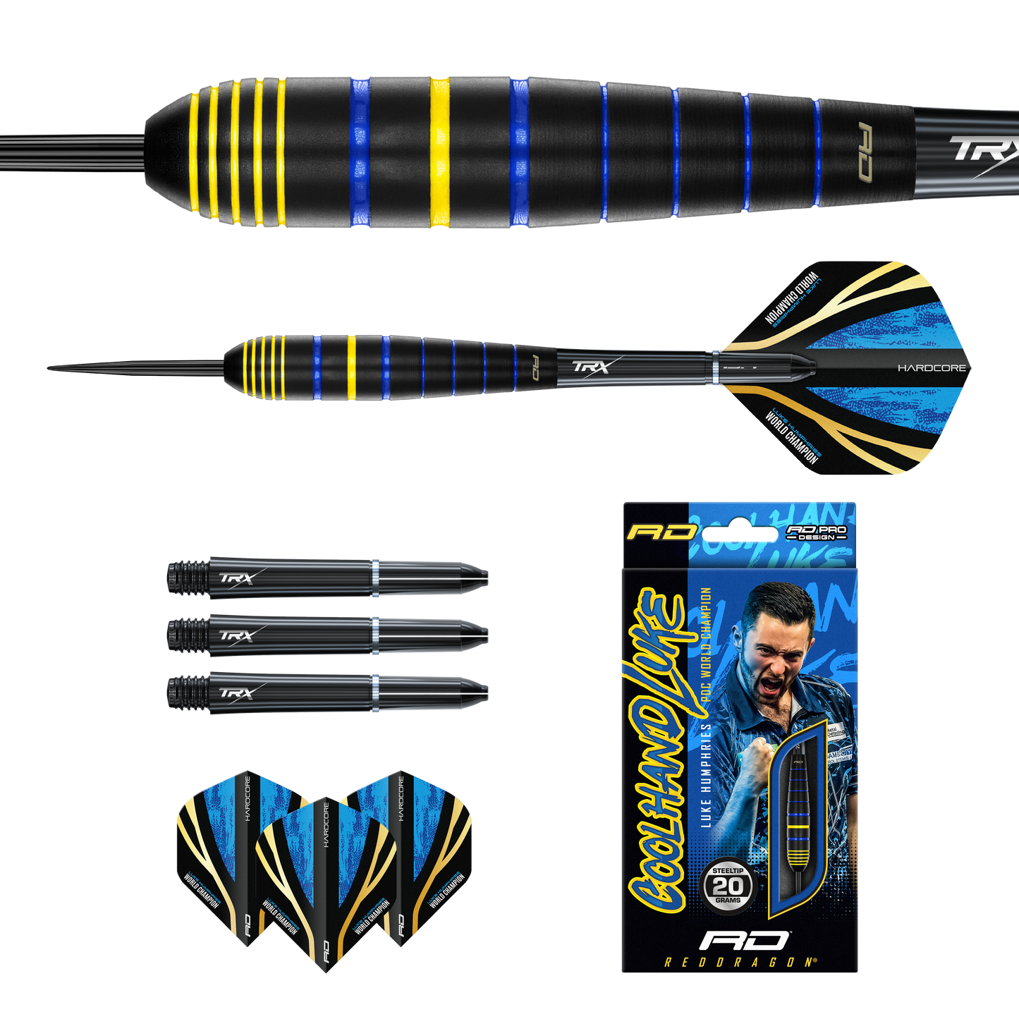 Reddragon Luke Humphries World Champion Brass Steel-Dart in 20g