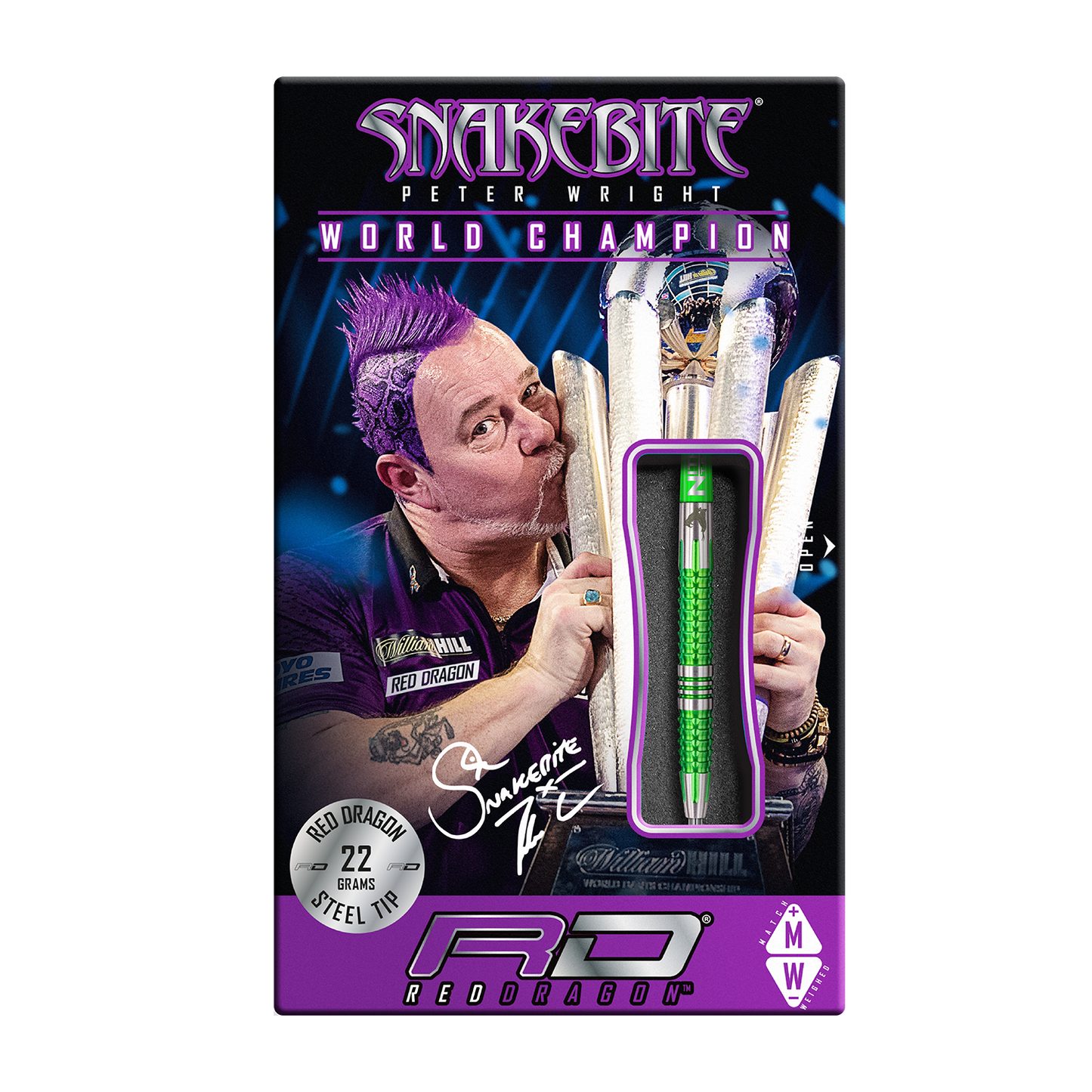 Reddragon Peter Wright Mamba 2 Steeldart 22g