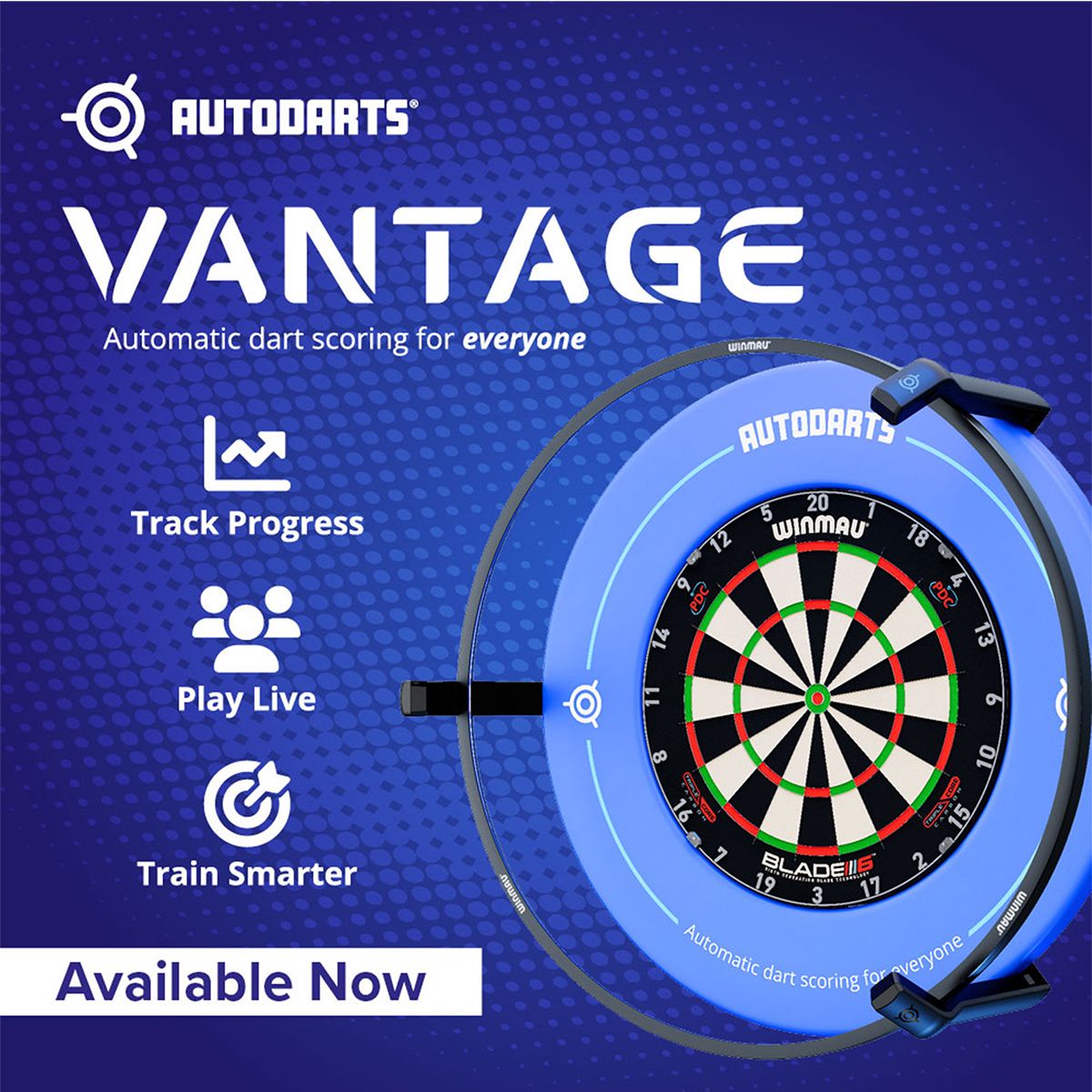 Winmau Autodarts - Vantage Zählsystem/Autoscoring-System (Dart-Board Zubehör)