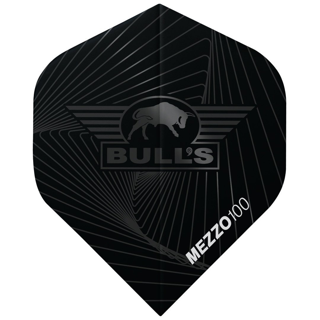 BullsNL Mezzo 100 No.2 Flights | 5-Pack Black