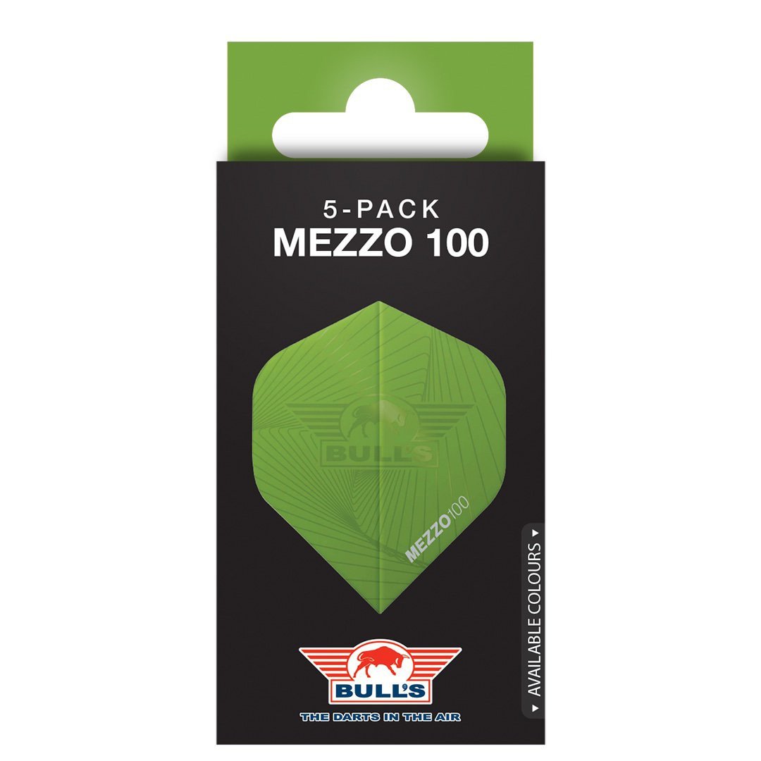 BullsNL Mezzo 100 No.2 Flights | 5-Pack Green