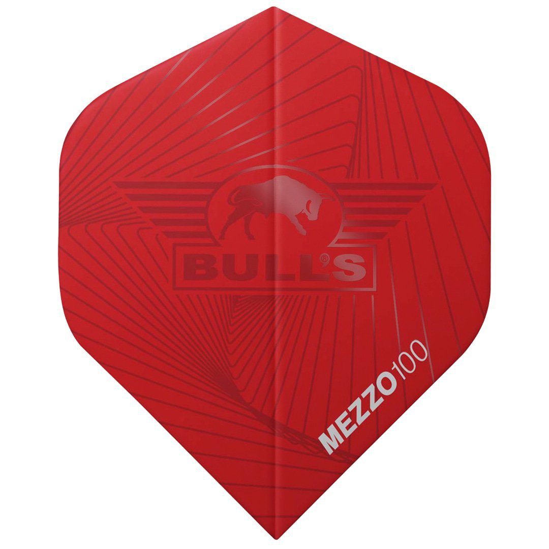 BullsNL Mezzo 100 No.2 Flights | 5-Pack Red