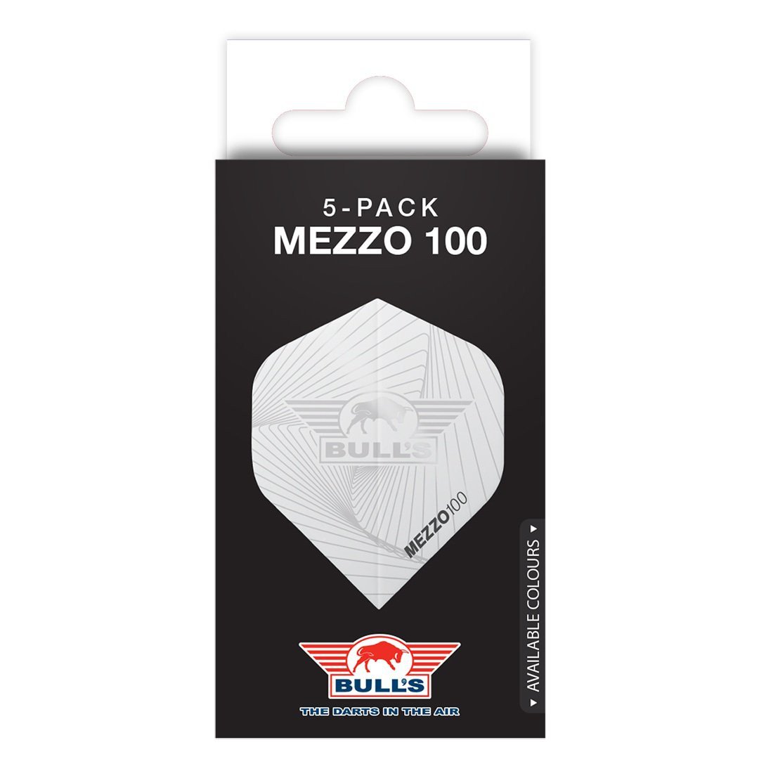 BullsNL Mezzo 100 No.2 Flights | 5-Pack White