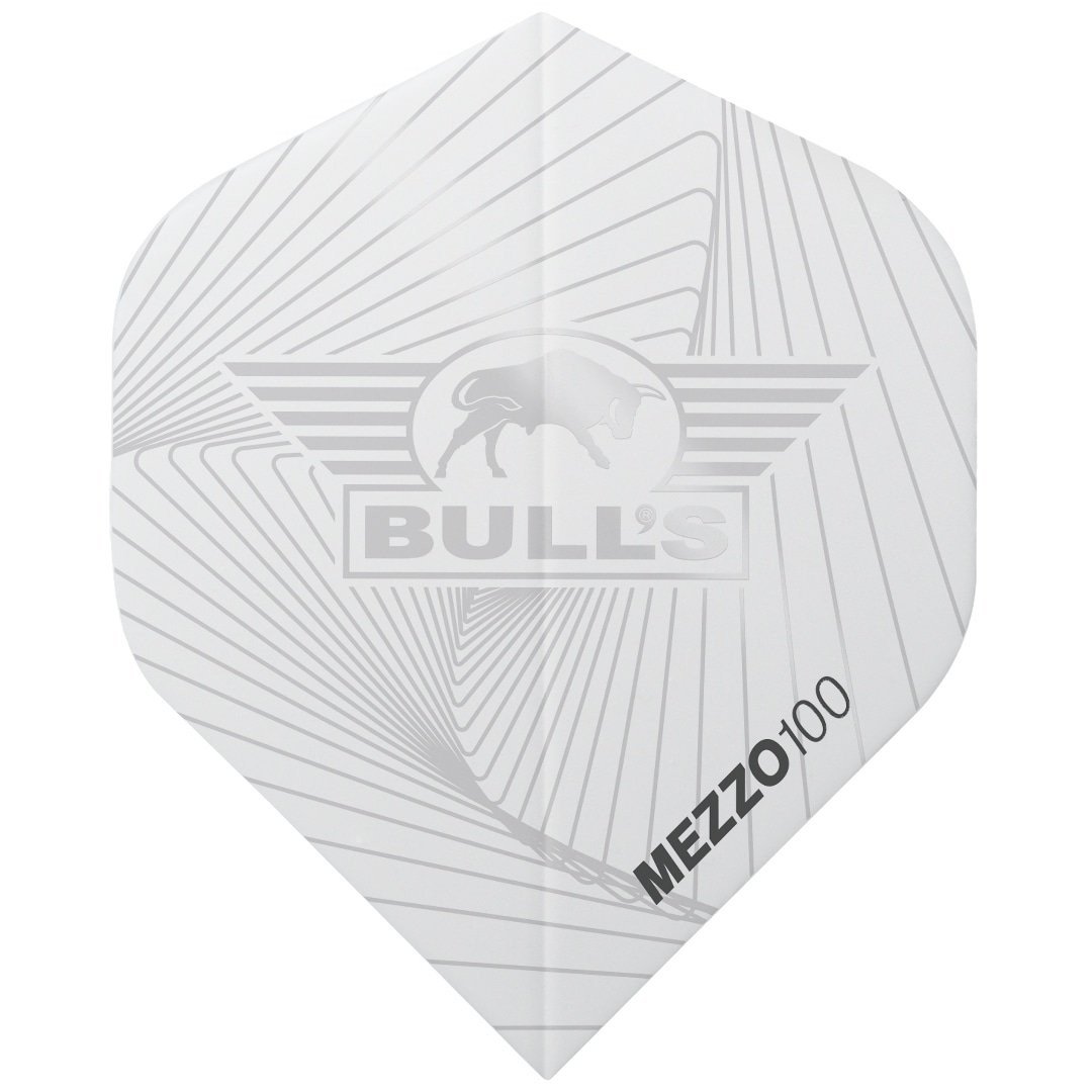 BullsNL Mezzo 100 No.2 Flights | 5-Pack White
