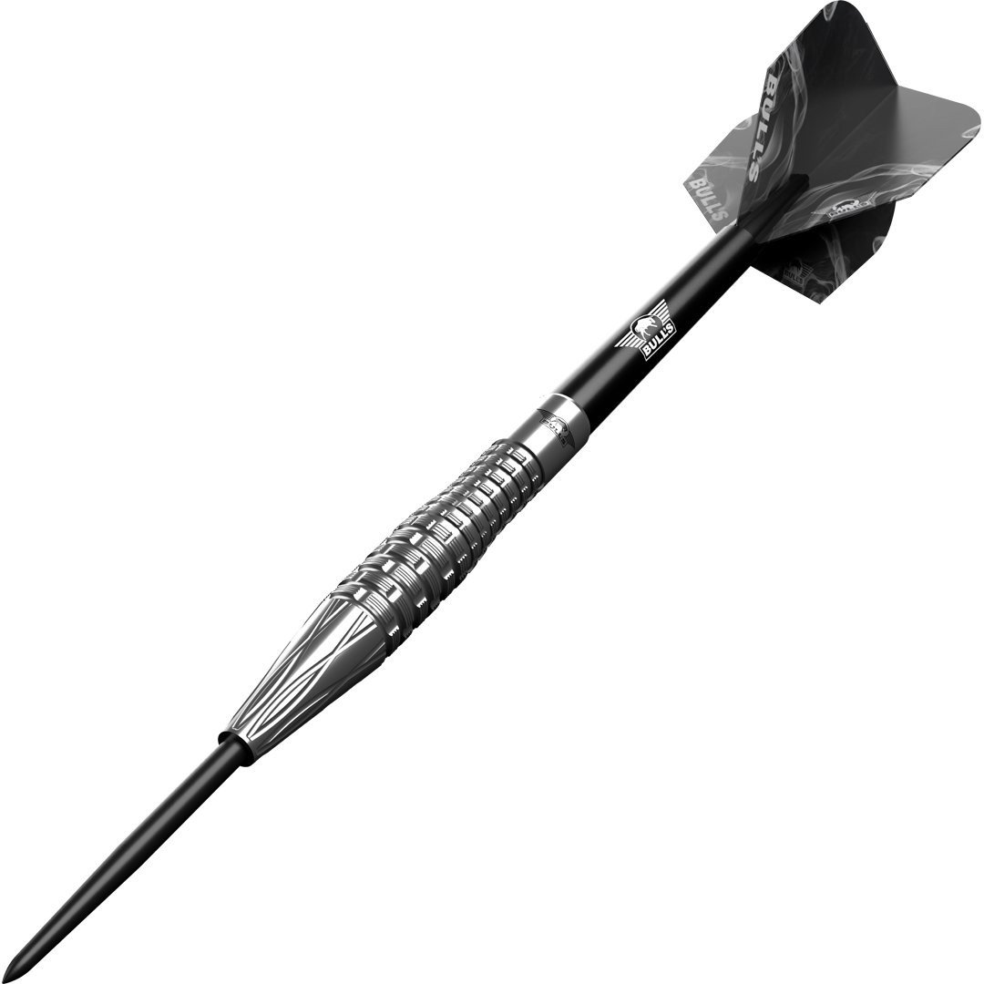 BullsNL Steel-Dart Smoke 90% Tungsten Silver Ash in 23g und 25g