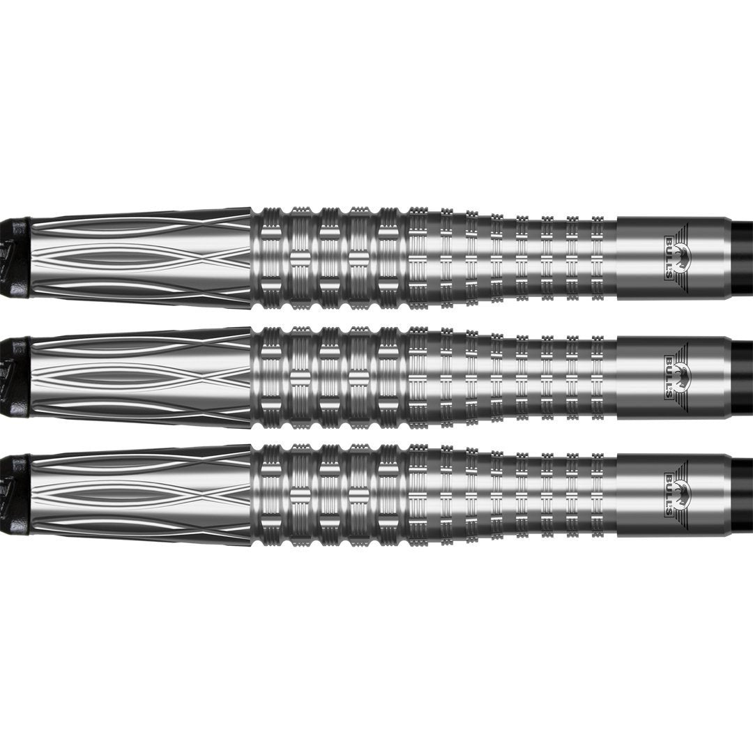 BullsNL Soft-Dart/Softtip Smoke Silver Ash 90% Tungsten in 20g