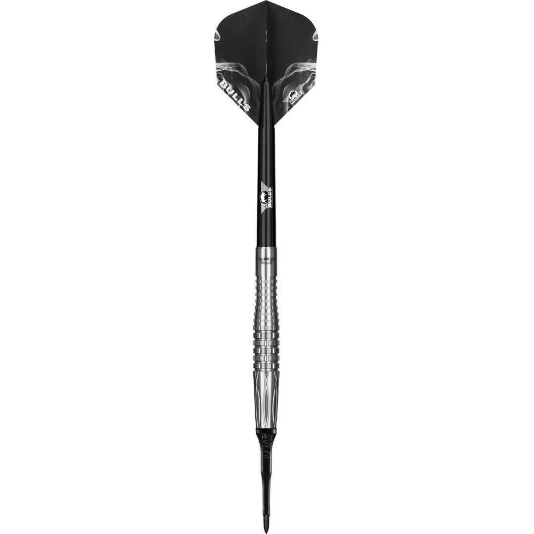 BullsNL Soft-Dart/Softtip Smoke Silver Ash 90% Tungsten in 20g