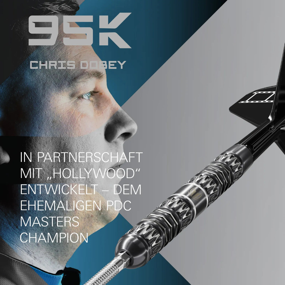 Target Steel-Dart Chris Dobey 95K (95% Tungsten) in 22g, 23g, 24g