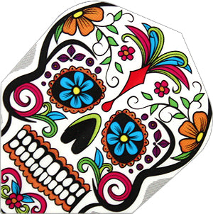 Harrows Flight Quadro Colour Skull