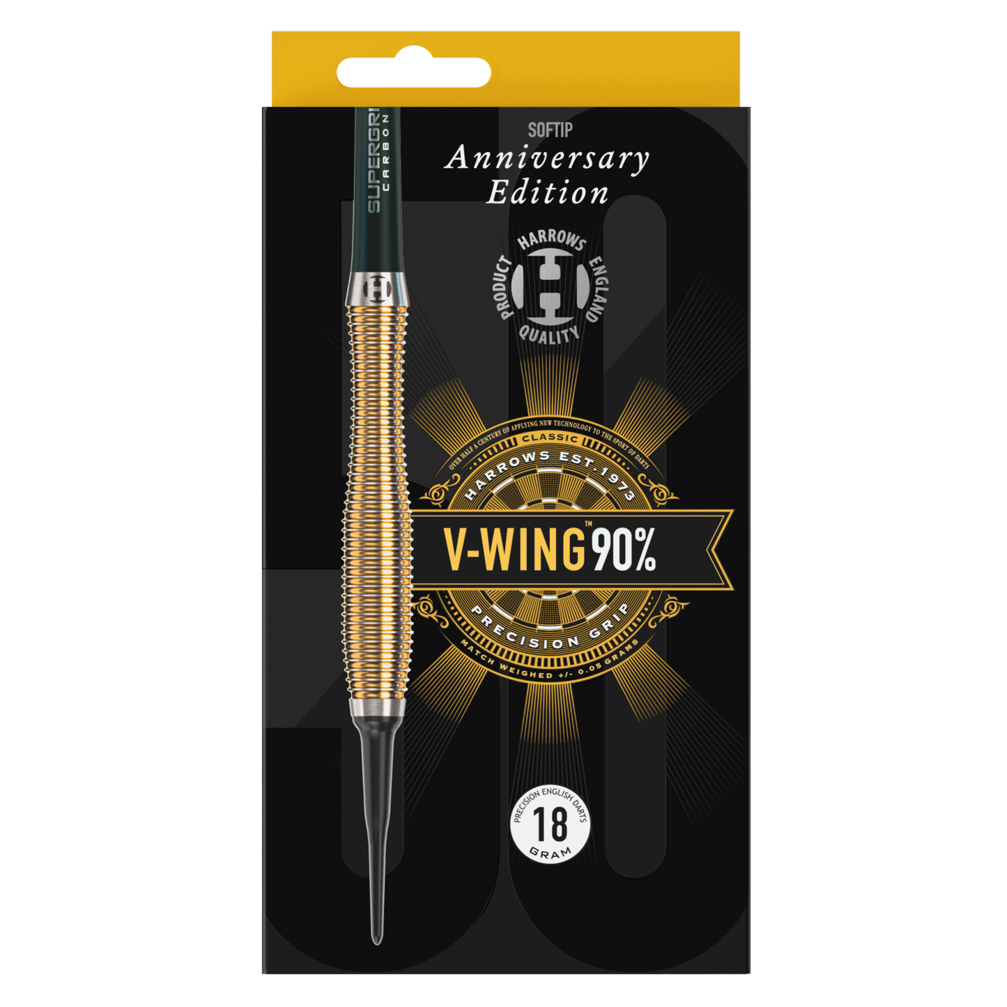 Harrows V-Wing Gold Softdart 18g