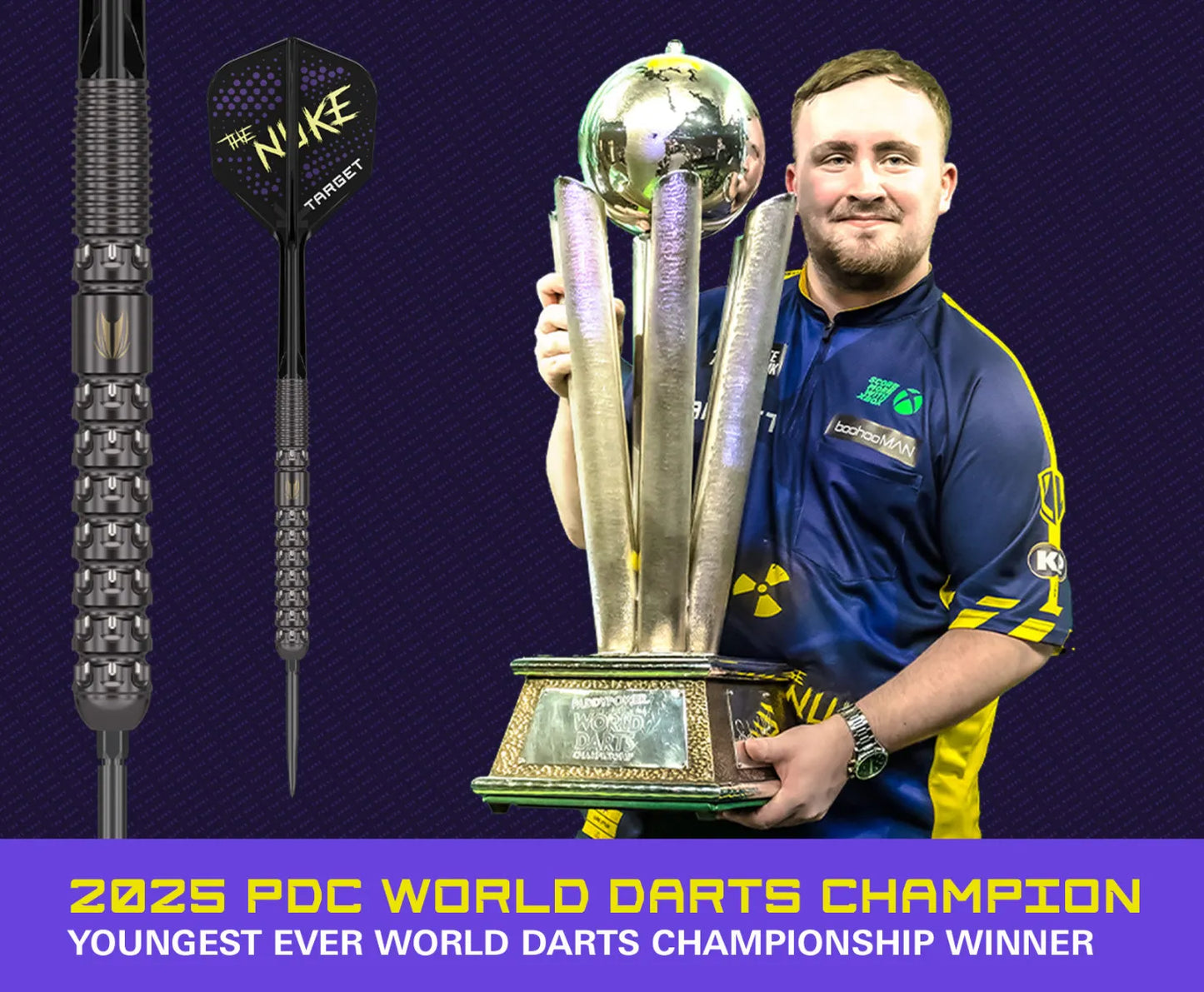 Target Luke Littler G1 Prodigy Swiss Point Steeldarts 22g, 23g, 24g