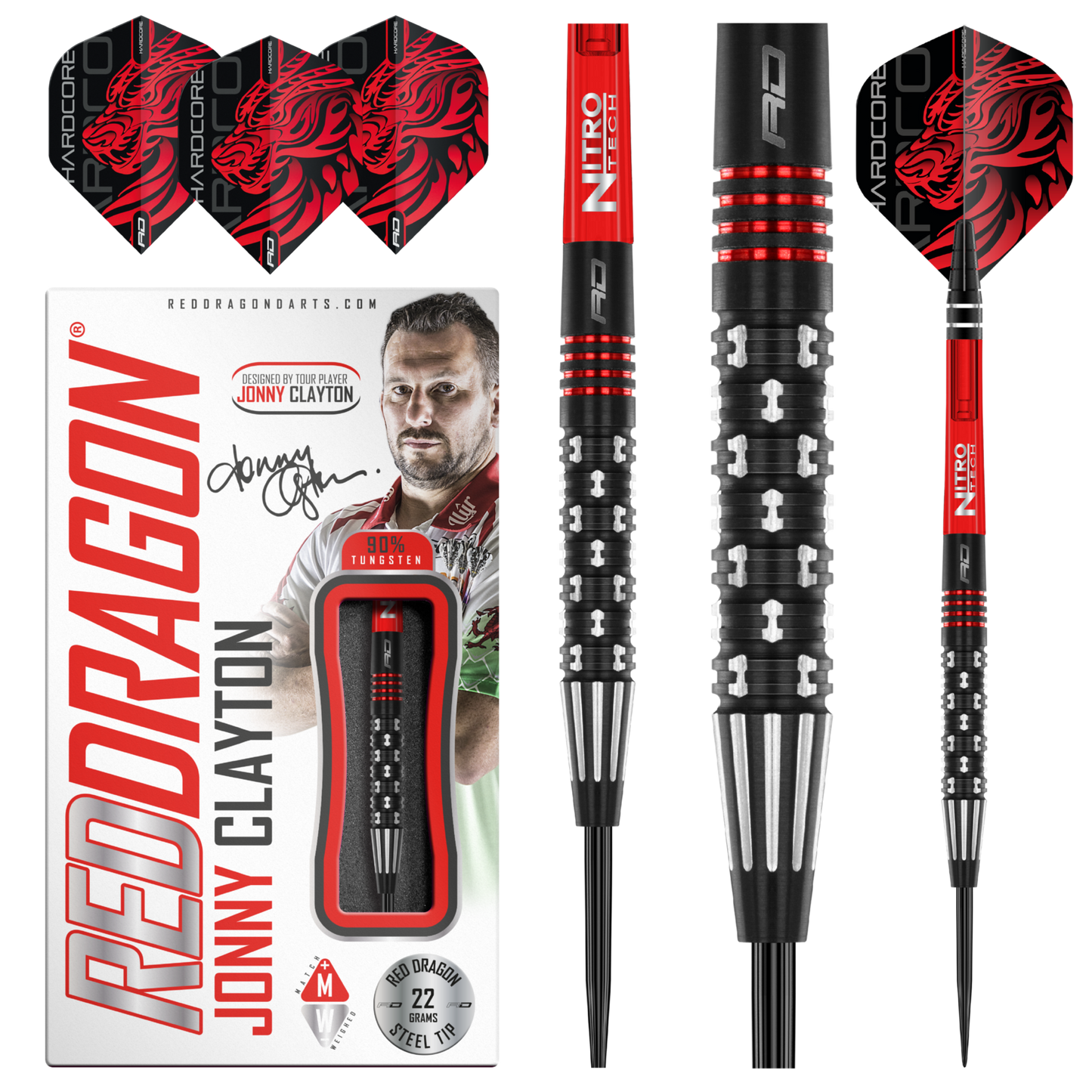 Reddragon Jonny Clayton PL 22 Steeldart 22g