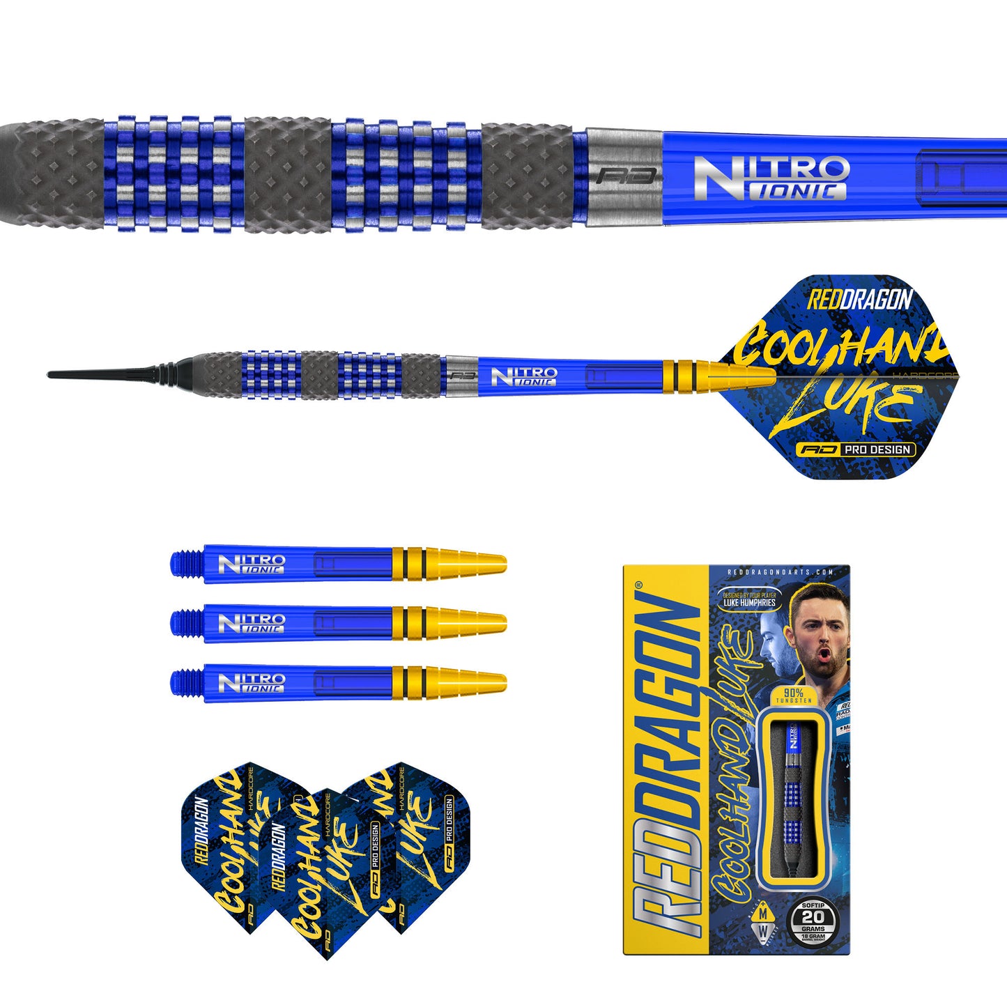 Reddragon Luke Humphries TX2 Atomised Softdarts 20g