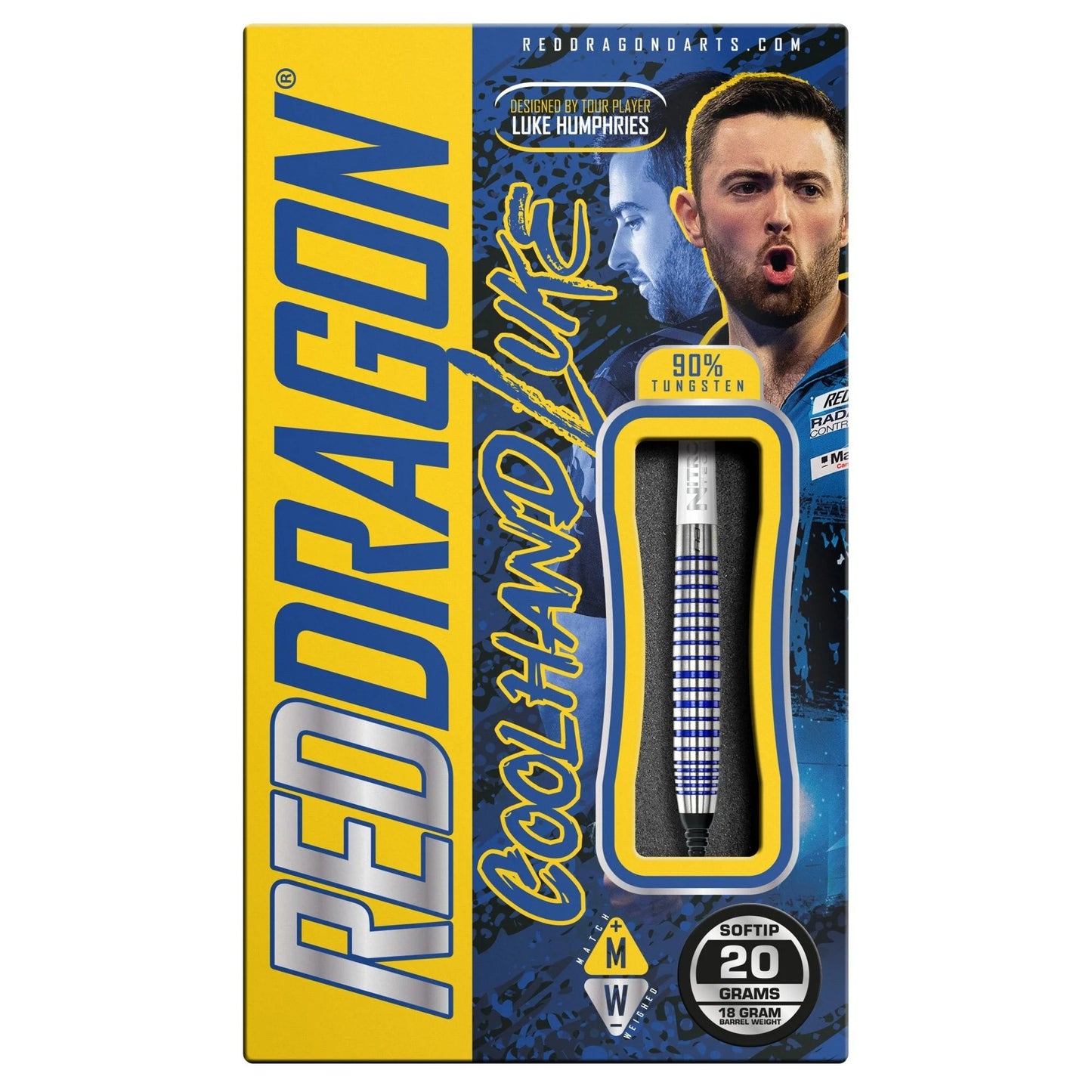 Reddragon Luke Humphries TX3 Cool Blue Softdarts 20g