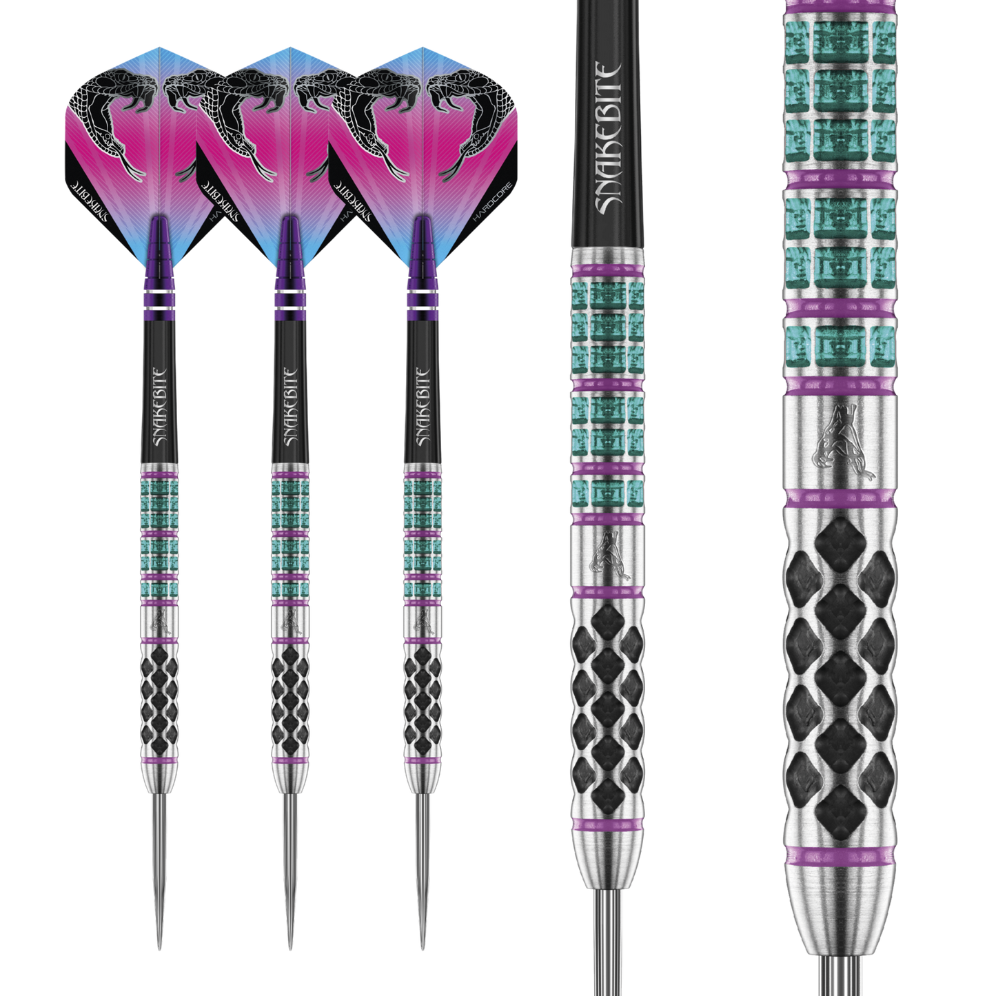 Reddragon Peter Wright Supa Venom Steeldarts 22g