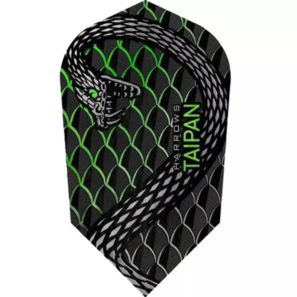 Harrows Taipan Flights Green Slim