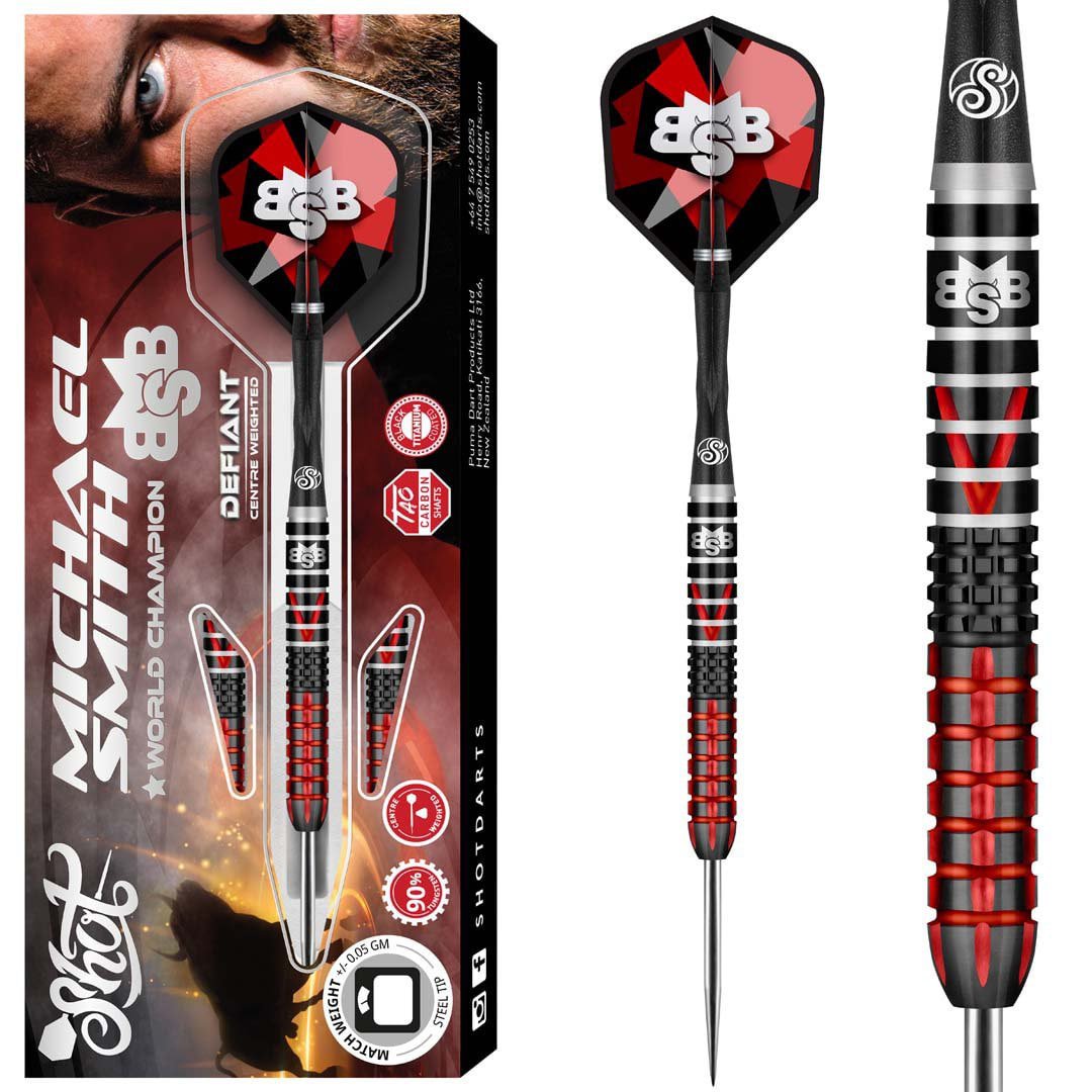Shot Steel-Dart Michael Smith 90% Defiant in 24g