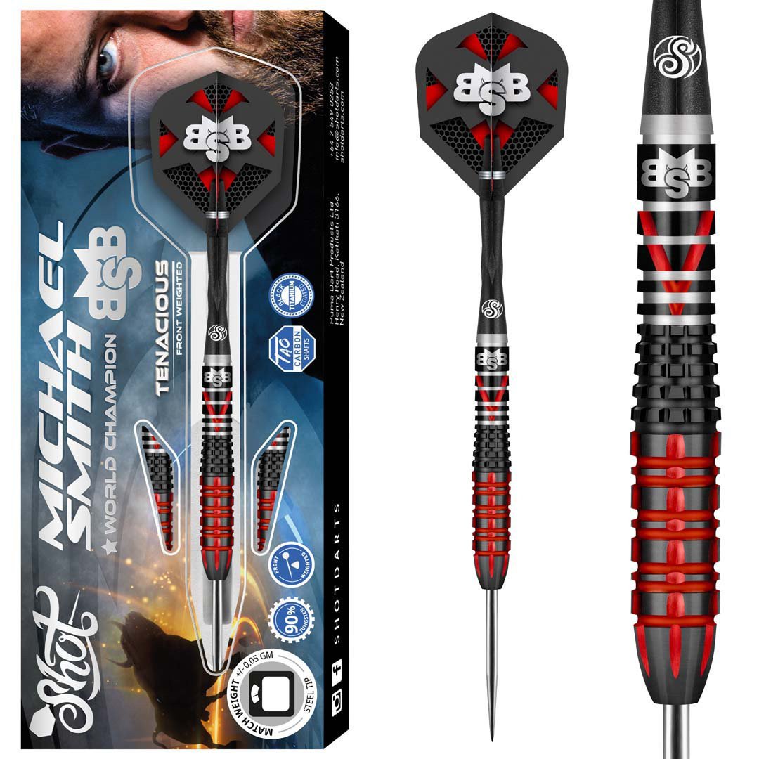 Shot Michael Smith 90% Tenacious Steeldarts 25g