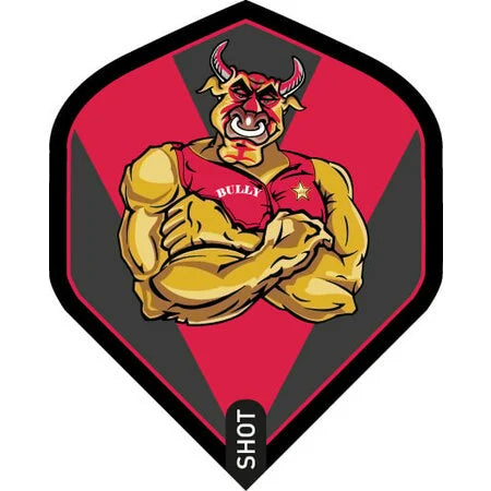 Shot Branded Flight No.2 Michael Smith Bully Boy Red