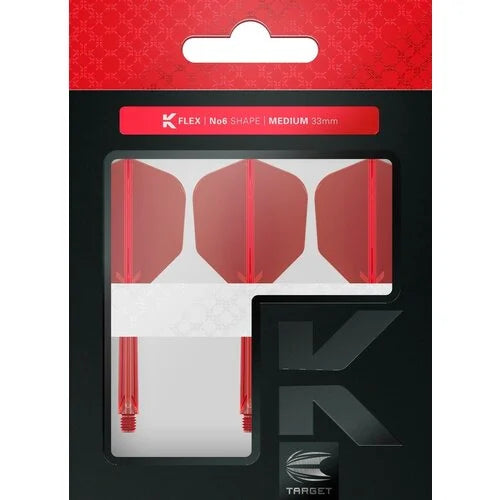 Target K-Flex Flight/Shaft-System Red No6 MEDIUM