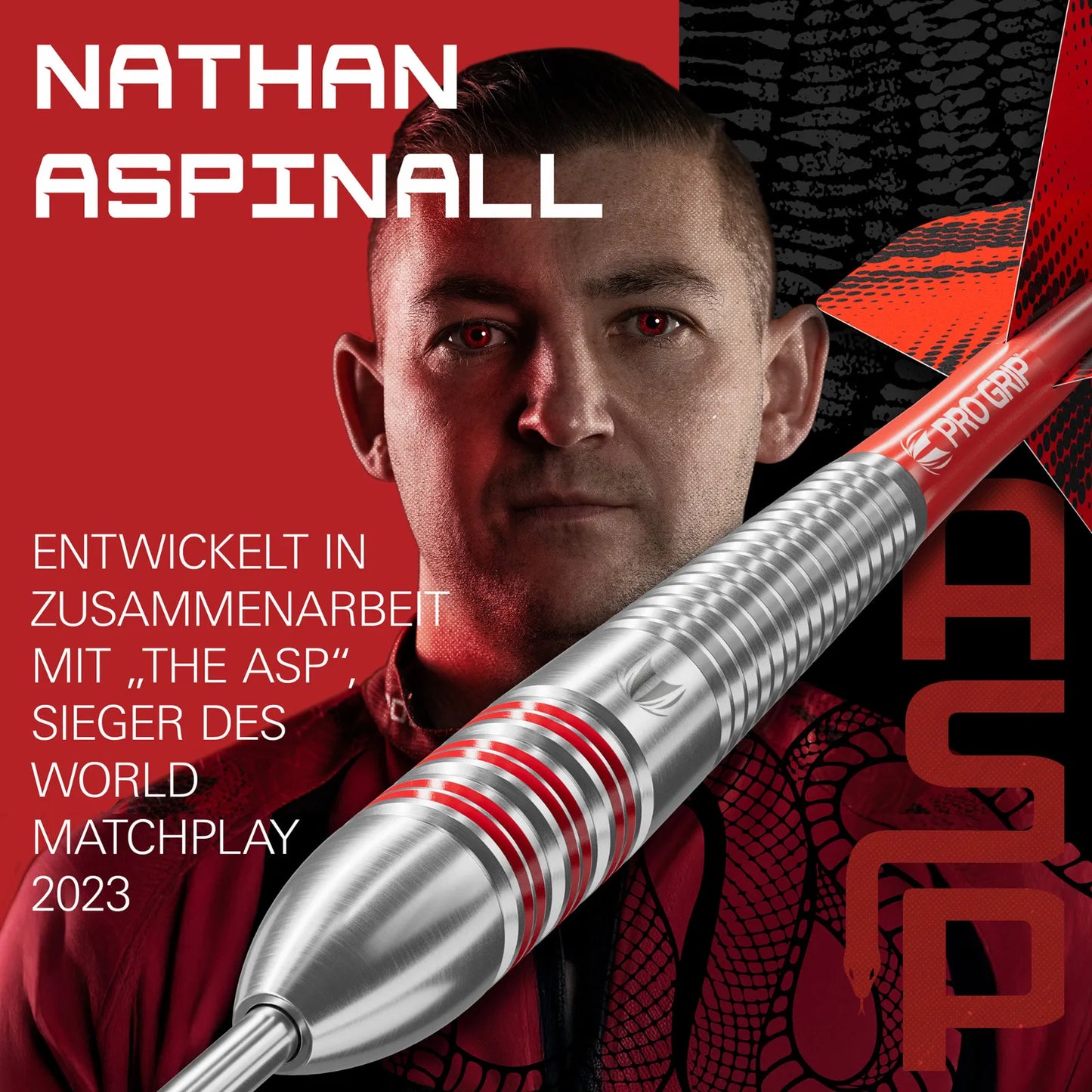 Target Steel-Dart Nathan Aspinall Brass/Messing in 22g (2025)