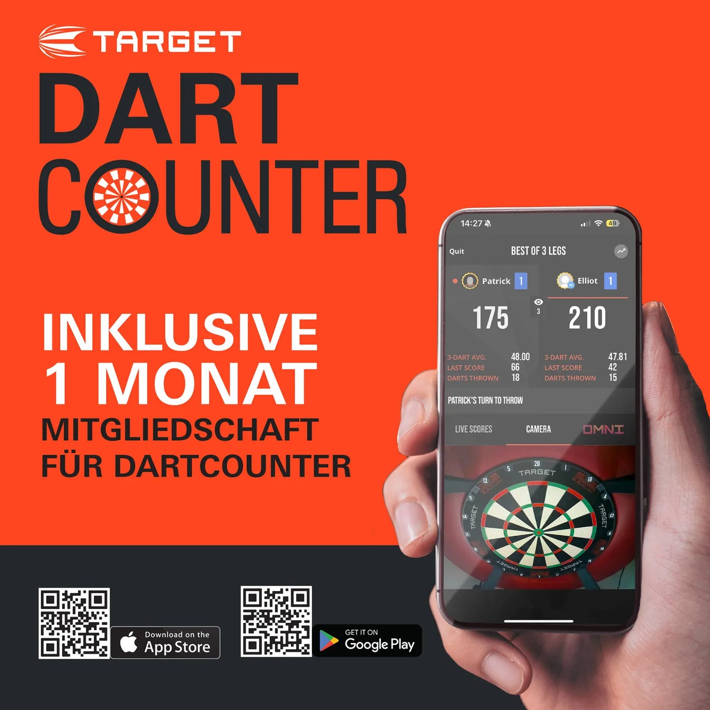 Target Soft-Dart Redux Modell 10 (90% Tungsten) in 18g