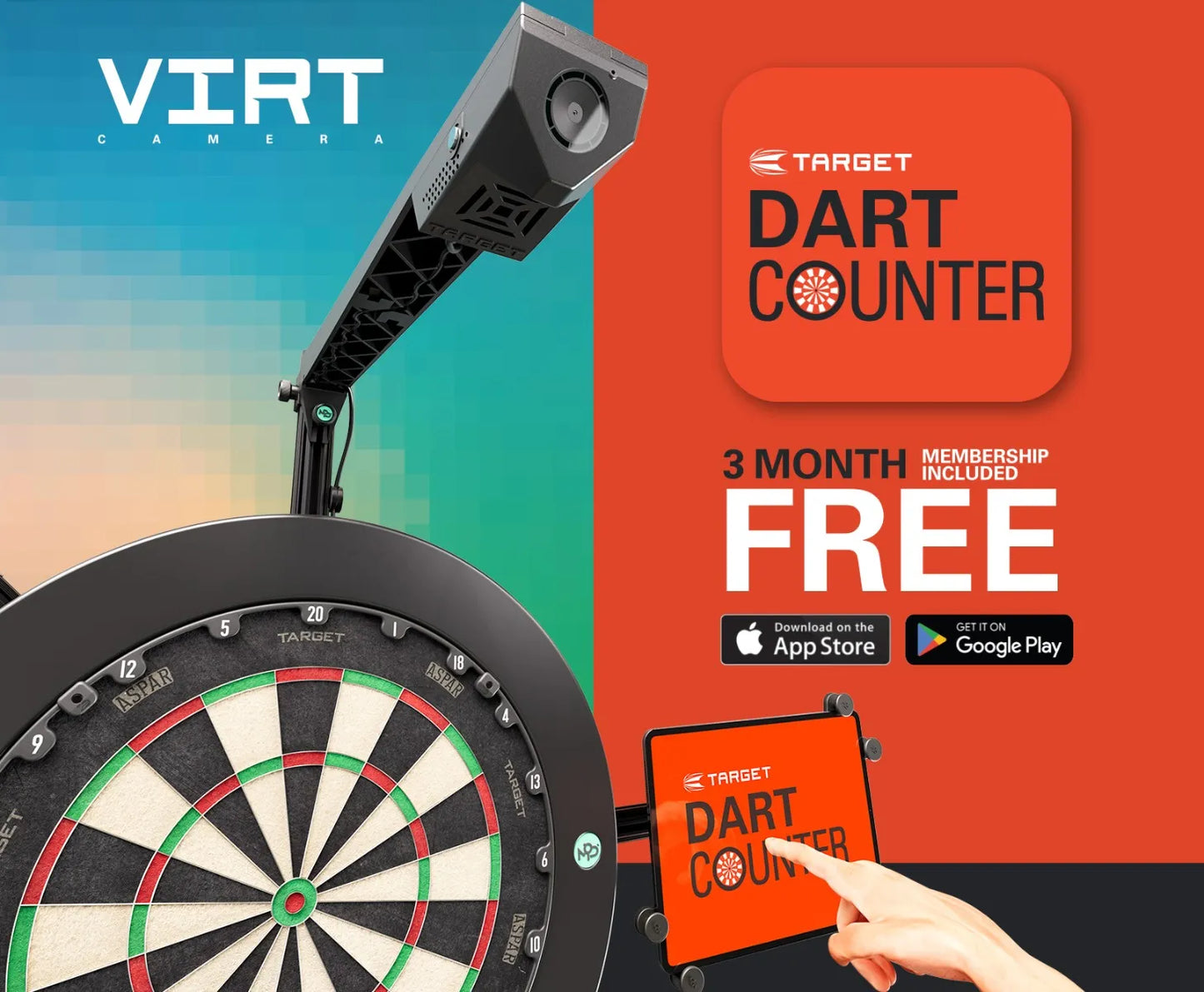 TARGET VIRT CAMERA 2023 (Dart-Board Zubehör)