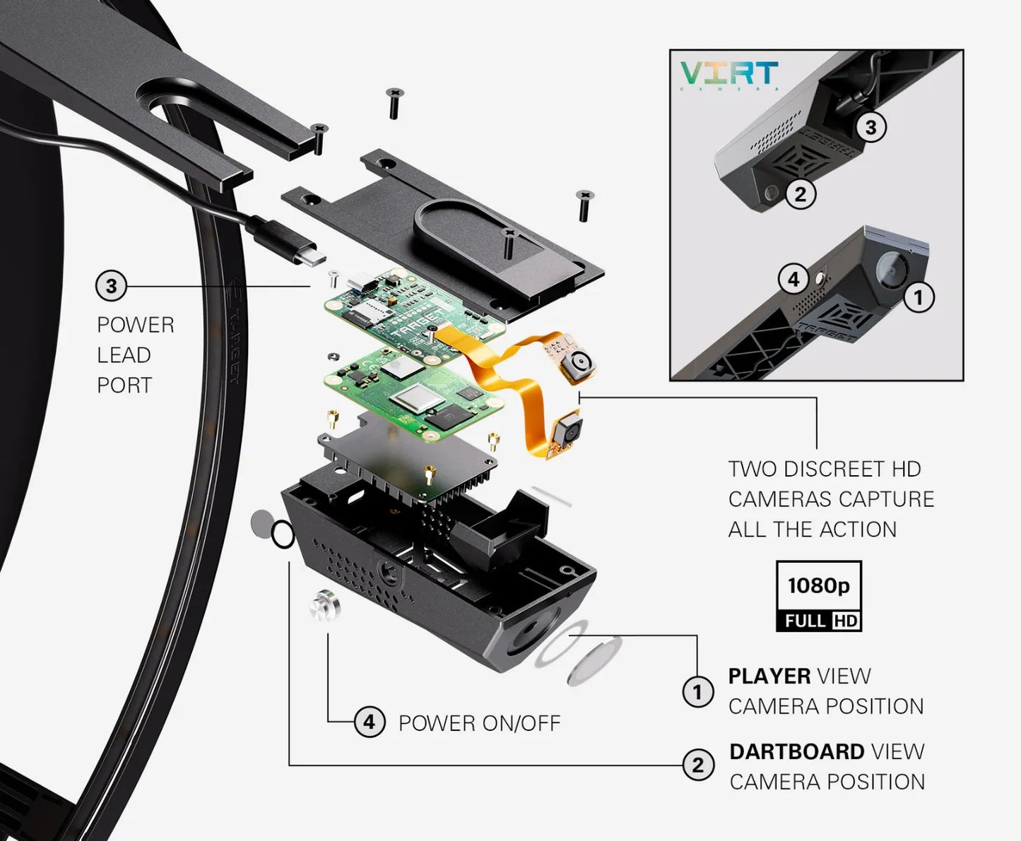 TARGET VIRT CAMERA 2023 (Dart-Board Zubehör)