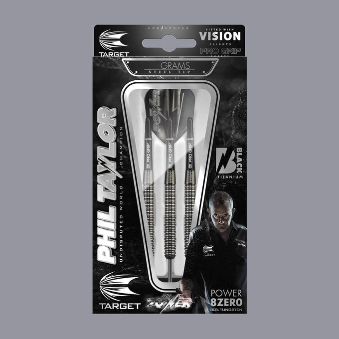 Dart Target Phil Taylor Power 8-Zero Black P8Z4 – 3-Pack Dart Target Phil Taylor Power 8-Zero Black P8Z4 – 3-Pack