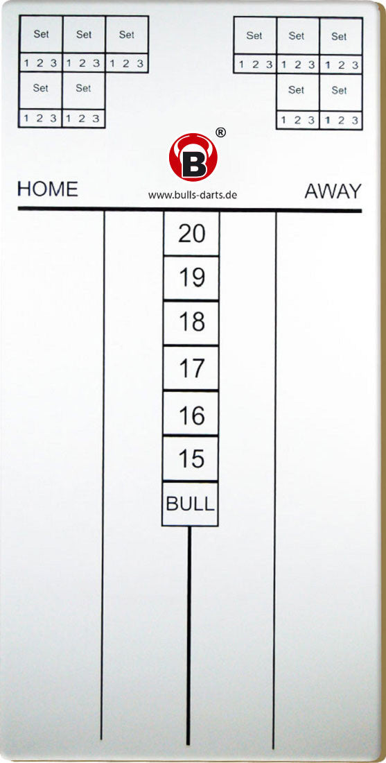 BullsDE Markerboard Masterscoreboard (Dart-Board Zubehör) (Abverkauf)