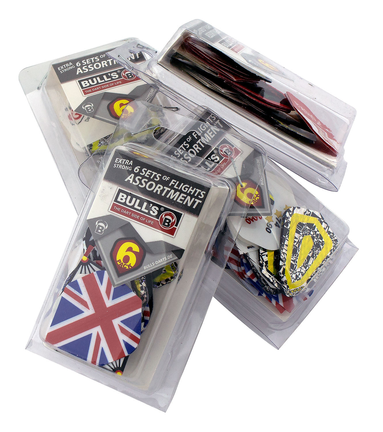 BullsDE 6-Pack Flights assort. | Sort. (Abverkauf)