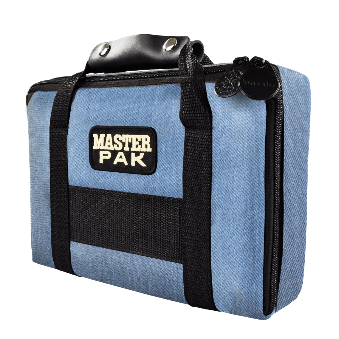 Karella Darttasche MASTER PAK Jeans Edition, Farbe Jeans