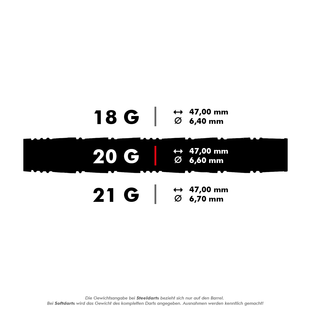 Harrows Taipan 90% Softdart 20g