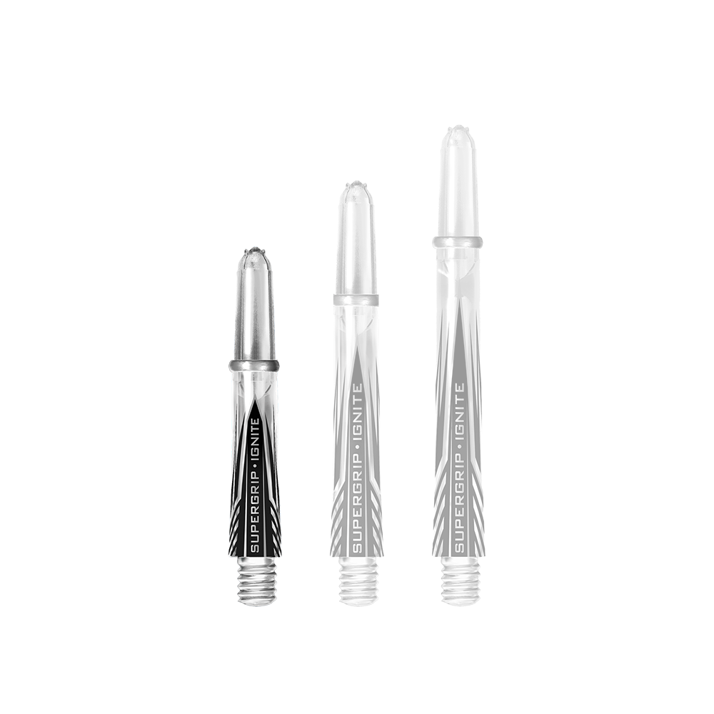 Harrows Shafts Supergrip Ignite Clear Short