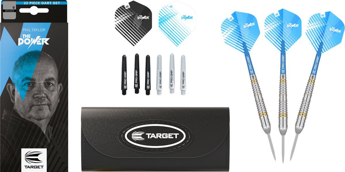 Target Steel-Dart Phil Taylor Brass in 22g