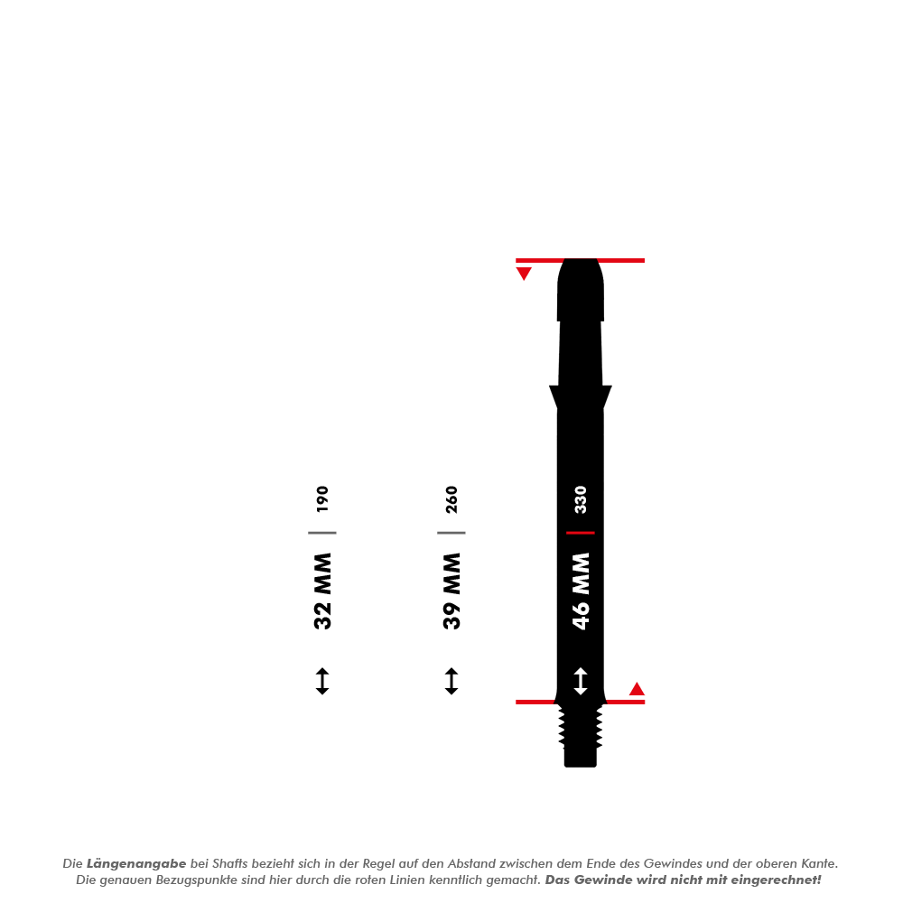 L-Style Shaft Silent Carbon Clear Black 330