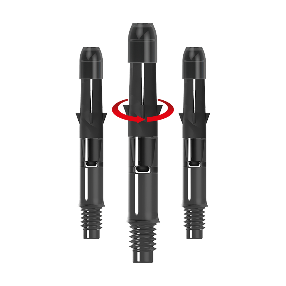 L-Style Shaft Silent Carbon Clear Black 130