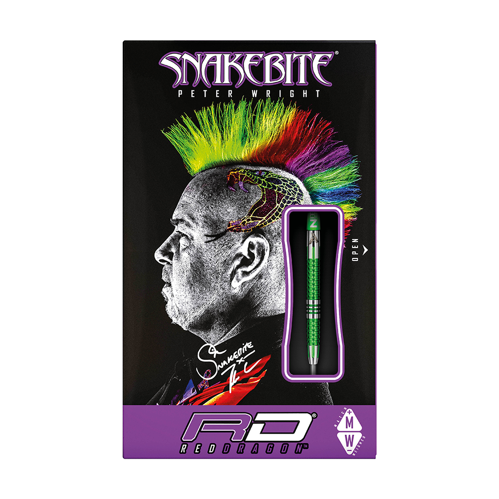 Reddragon Snakebite Peter Wright Mamba 2 Steeldart 22g