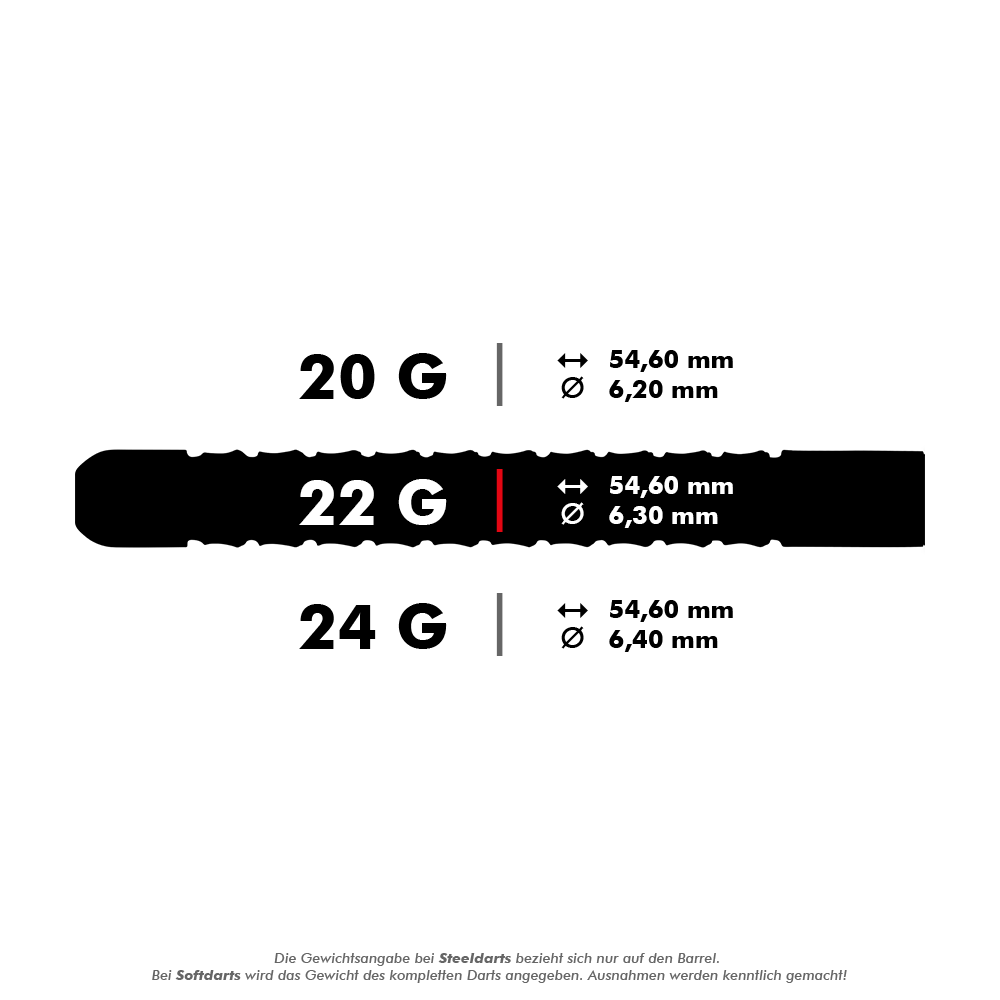 Reddragon Peter Wright Vyper Steeldart 24g