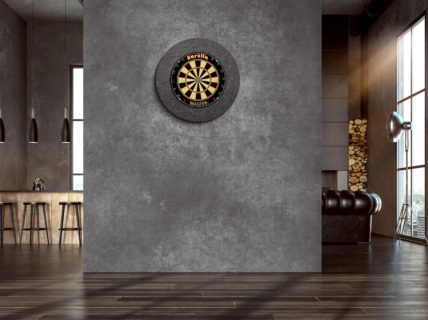 Karella Schallschutz für Steel-Dart Boards (Dart-Board Zubehör)