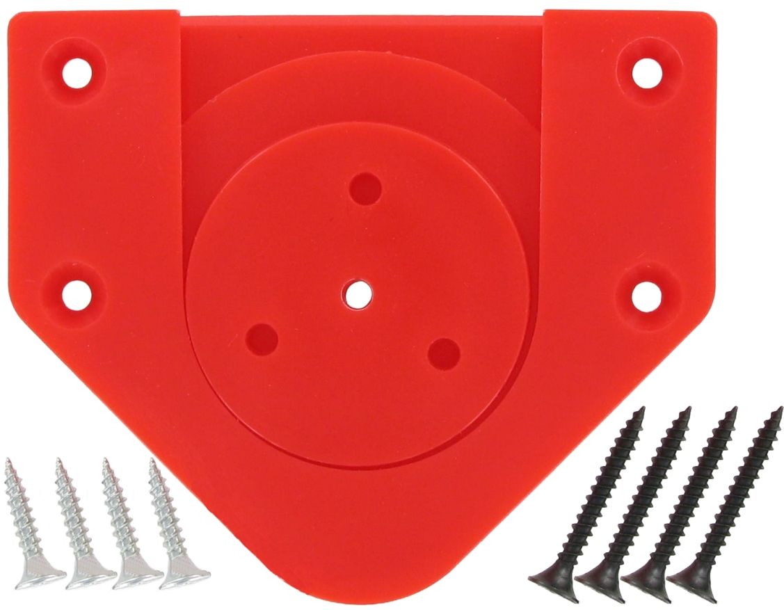 BullsNL Bristle Board Wandhalter in Rot (Dart-Board Zubehör)