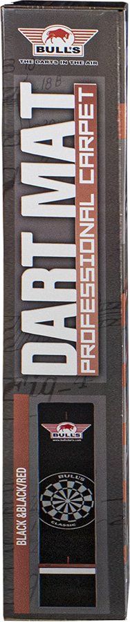 BullsNL Carpet/Dartmatte Black Red 300x65 + Oche