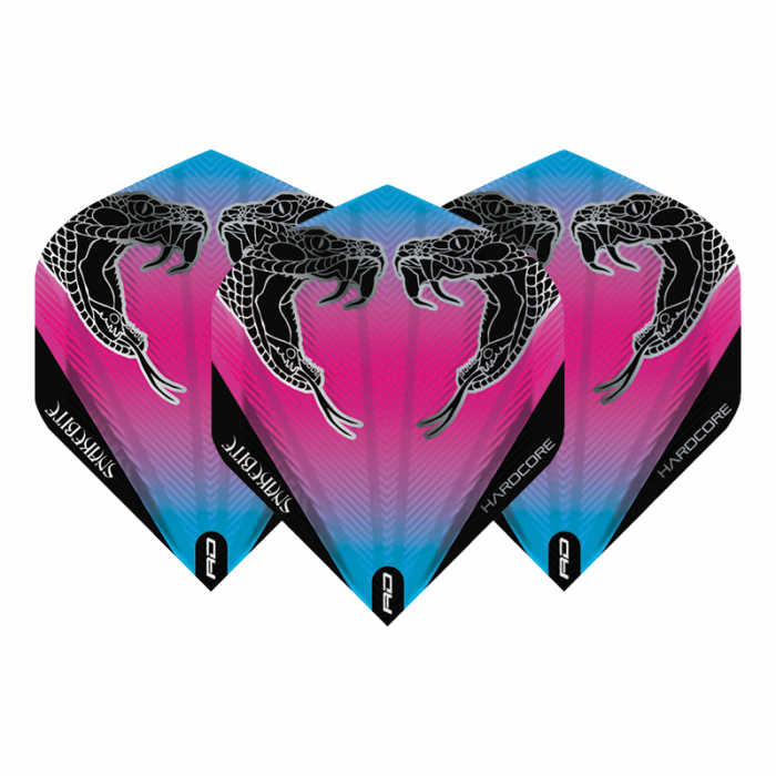 Reddragon Flights Hardcore Peter Wright Snake Black Transparent