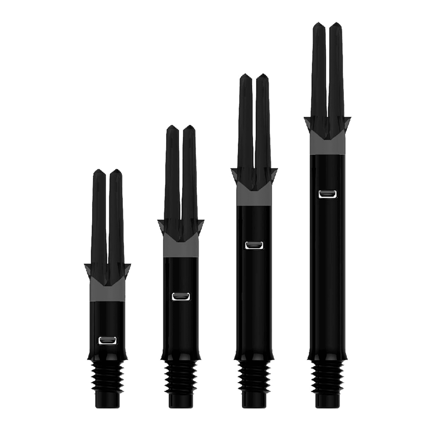 L-Style Shaft Spin Silent Straight Black 130