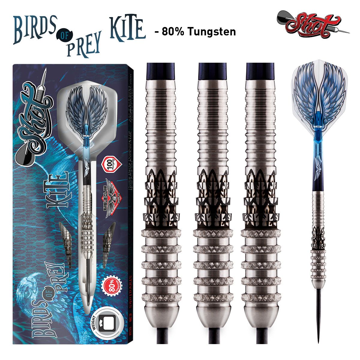 Shot Birds of Prey Kite 80% Steeldart 21g