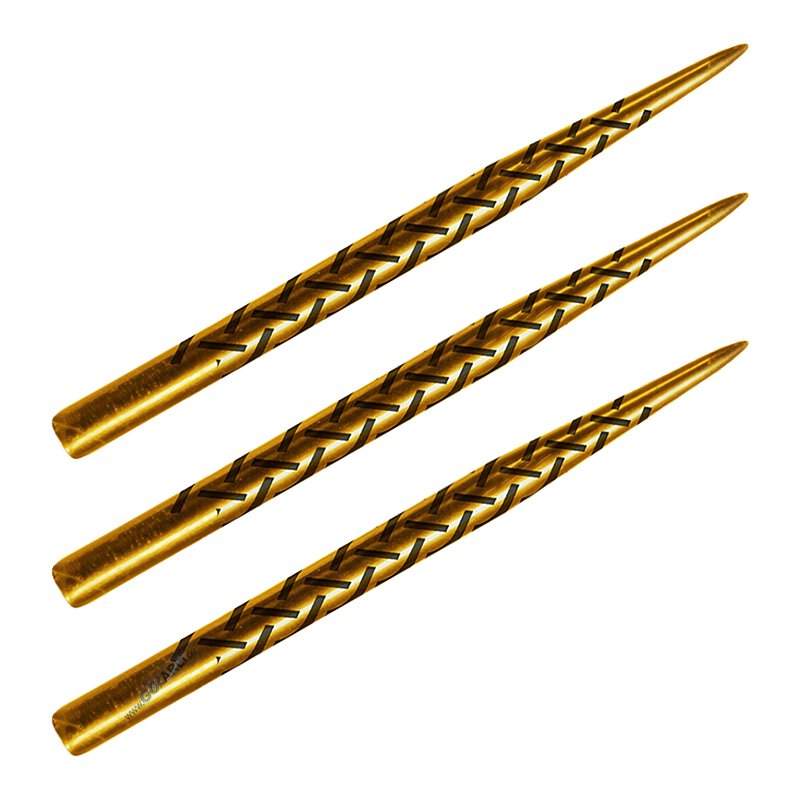 Shot Warrior Kapene Gold Titanium Cinder Grip Points/Spitzen in 32mm, 35mm, 38mm, 45mm